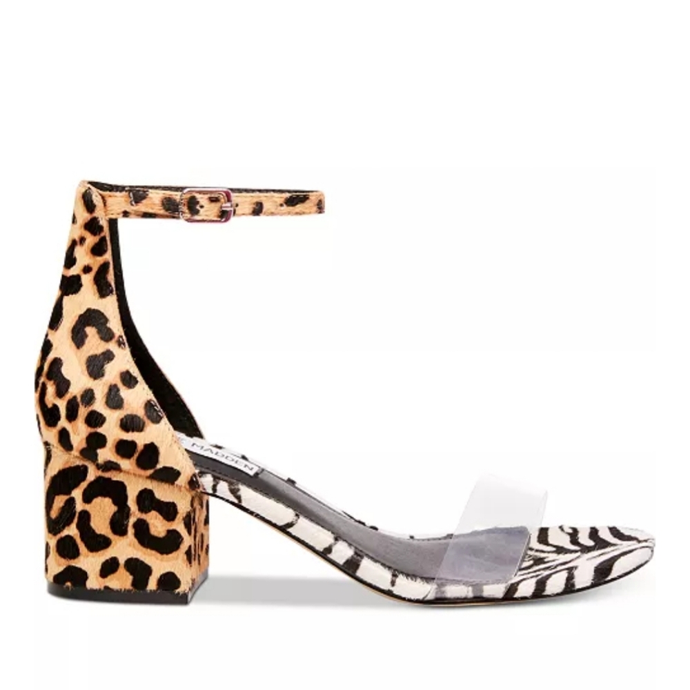 Steve‎ Madden Irenee Leopard and Zebra Print Women's Heels